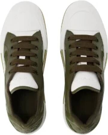 alexander mcqueen Leather sneakers Green Heren