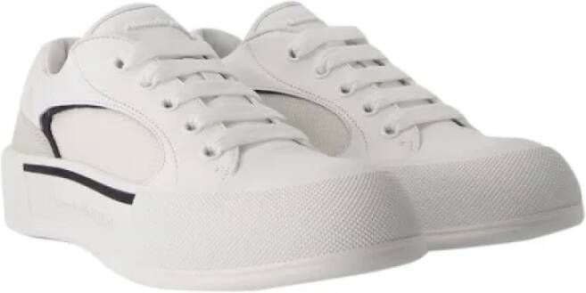 alexander mcqueen Leather sneakers White Heren