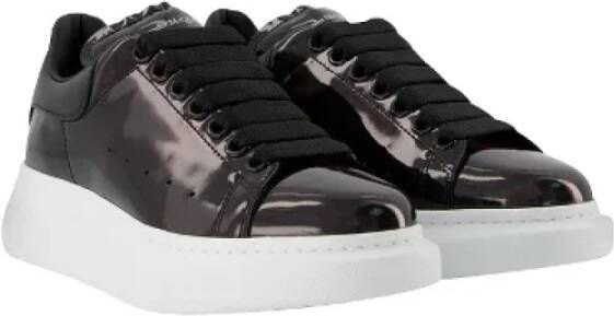 alexander mcqueen Leather sneakers Zwart Dames