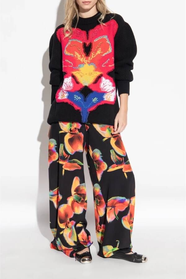 alexander mcqueen Leren ballet flats Zwart Dames