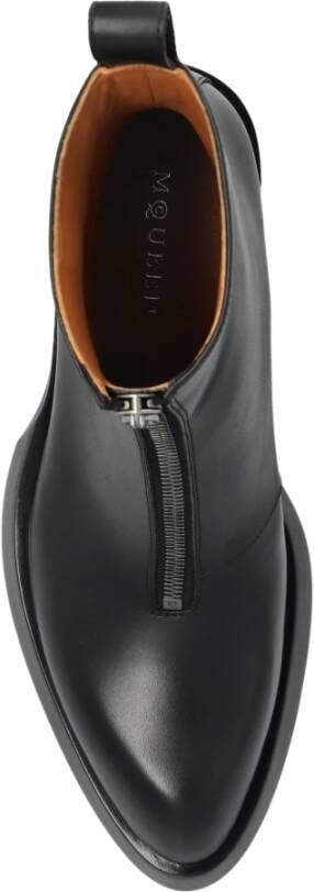 Alexander McQueen Leren enkellaarzen