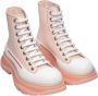 Alexander mcqueen Leren Hoge Sneakers Pink Dames - Thumbnail 4