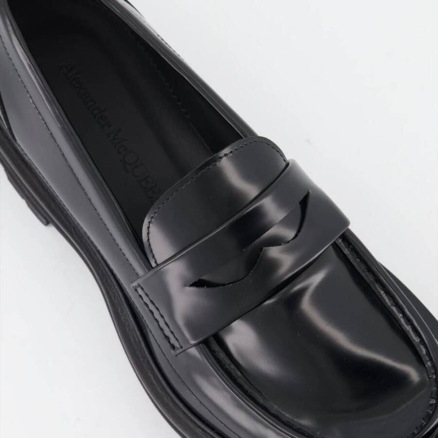 alexander mcqueen Leren Instap Mocassins Black Heren