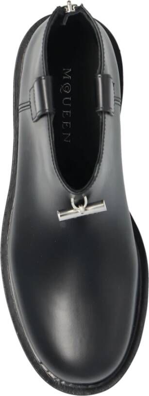 Alexander McQueen Leren plateau schoenen