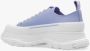 Alexander mcqueen Lila Wit Leren Tread Slick Sneakers Multicolor Dames - Thumbnail 4