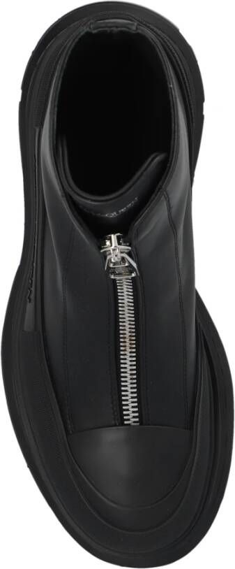 Alexander McQueen Leren platformlaarzen