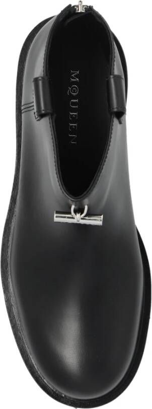 Alexander McQueen Leren platformschoenen