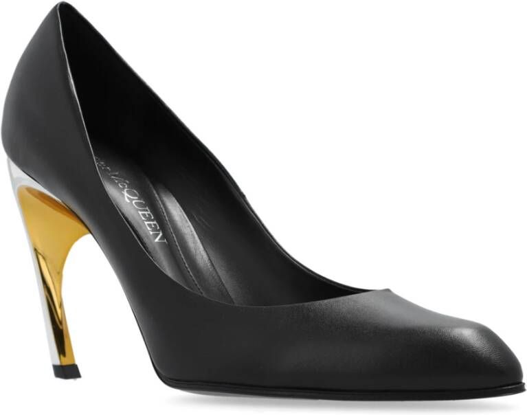 alexander mcqueen Leren pumps Black Dames