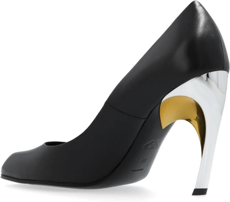 alexander mcqueen Leren pumps Black Dames