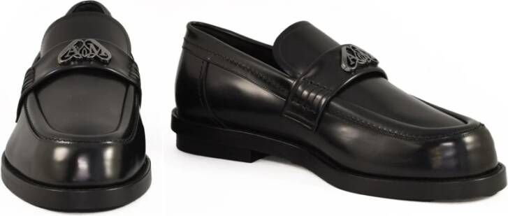 alexander mcqueen Leren Schoenen 100% Leren Zool Black Heren