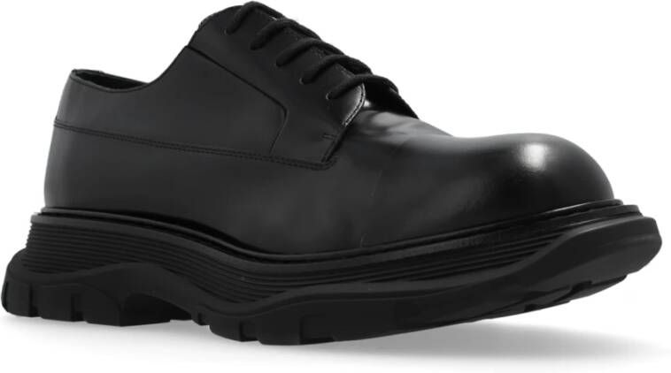 alexander mcqueen Leren schoenen Black Heren