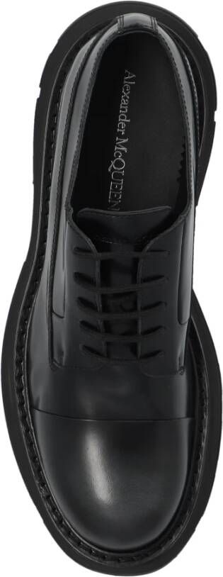 alexander mcqueen Leren schoenen Black Heren