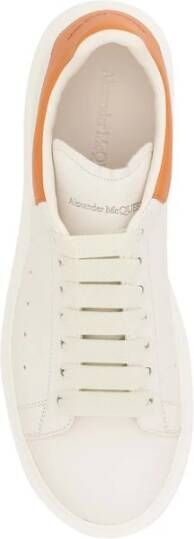 Alexander McQueen Leren sneaker met platformszool