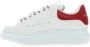 Alexander mcqueen Witte lage sneakers met fuchsia suède hiel White Dames - Thumbnail 2