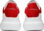 Alexander mcqueen Witte Leren Sneakers met Rode Suède Spoiler White Heren - Thumbnail 10