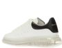 Alexander mcqueen Witte leren sneakers met zwarte hak Moderne stijl Wit - Thumbnail 10