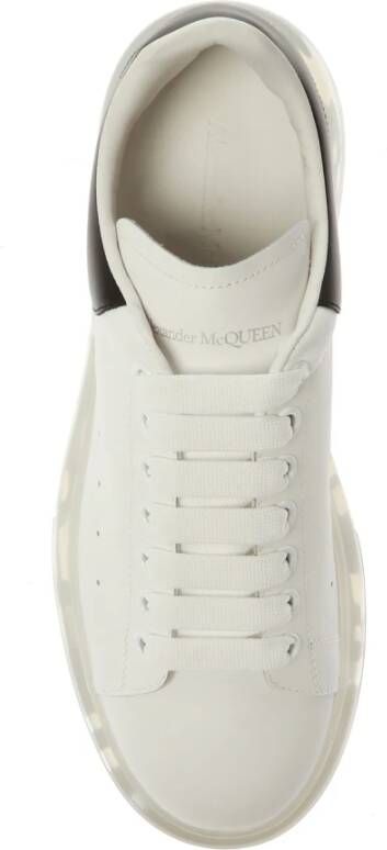 alexander mcqueen Leren sneakers Wit Heren