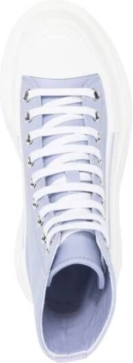 Alexander McQueen Lichtpaarse Tread Slick Dames Sneakers