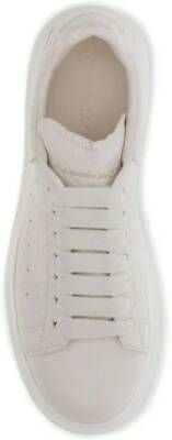 Alexander McQueen Logo Detail Leren Platform Sneakers