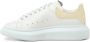 Alexander McQueen Logo Detail Veterschoenen Wit Lichtgeel - Thumbnail 2