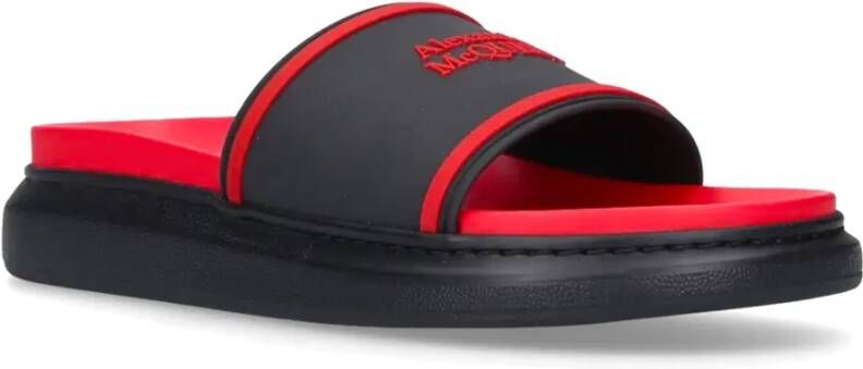 alexander mcqueen Logo Slides met Relief Detail Multicolor Dames