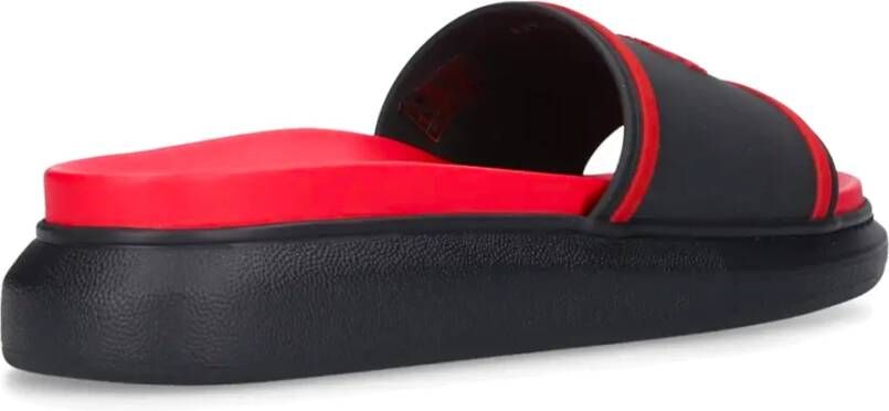 alexander mcqueen Logo Slides met Relief Detail Multicolor Dames