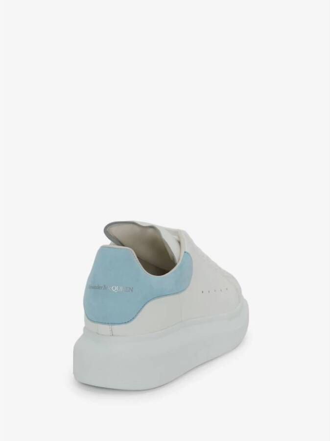 alexander mcqueen Premium Leren Logo Sneakers voor Dames Wit Dames