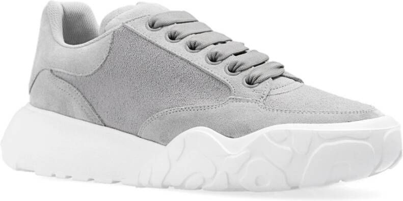 alexander mcqueen Logo Suède Sneakers Gray Dames