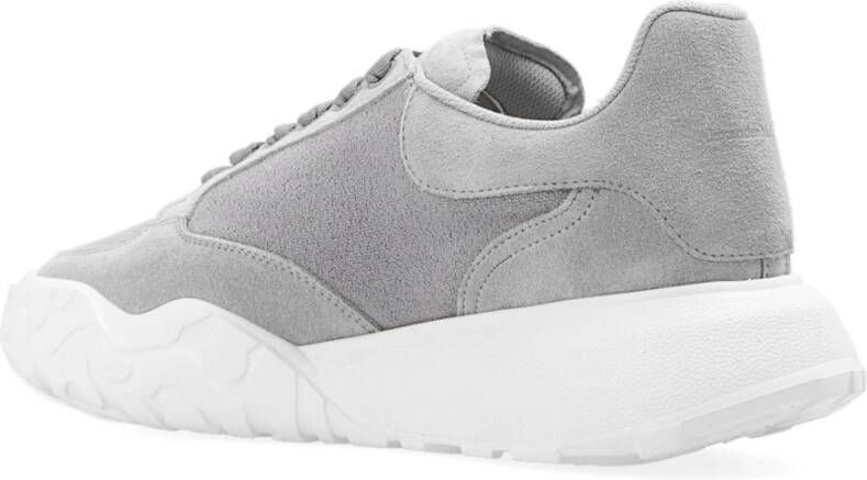 alexander mcqueen Logo Suède Sneakers Gray Dames