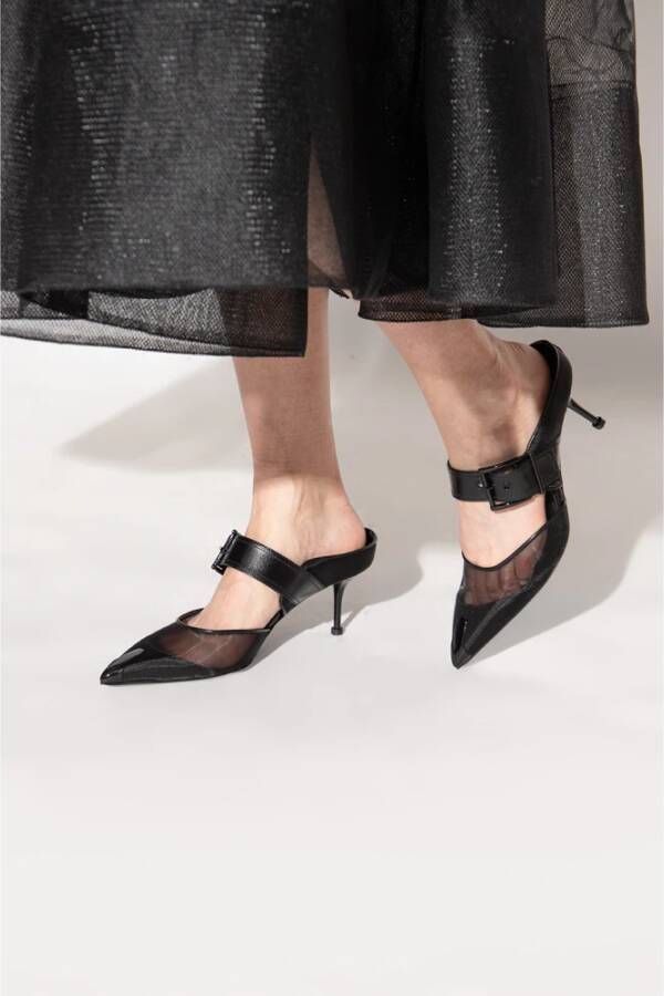 alexander mcqueen Mesh mules Zwart Dames