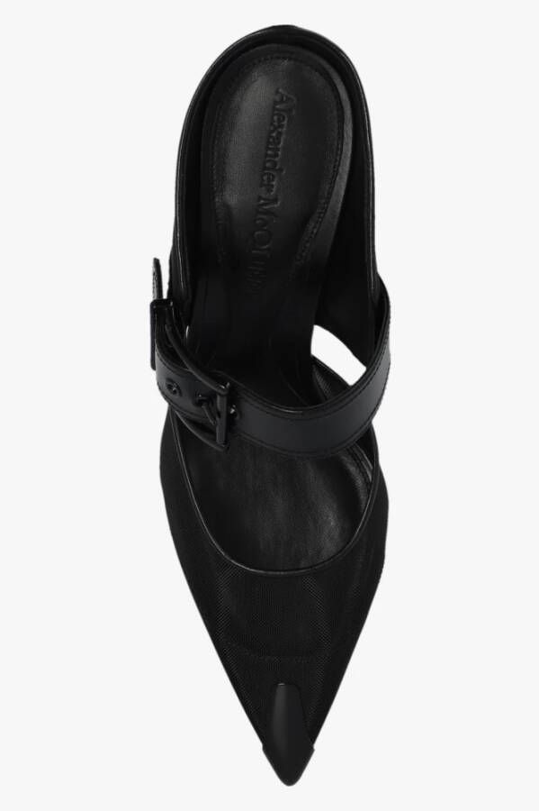 alexander mcqueen Mesh mules Zwart Dames