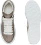Alexander McQueen Metallic Effect Leren Sneakers - Thumbnail 2