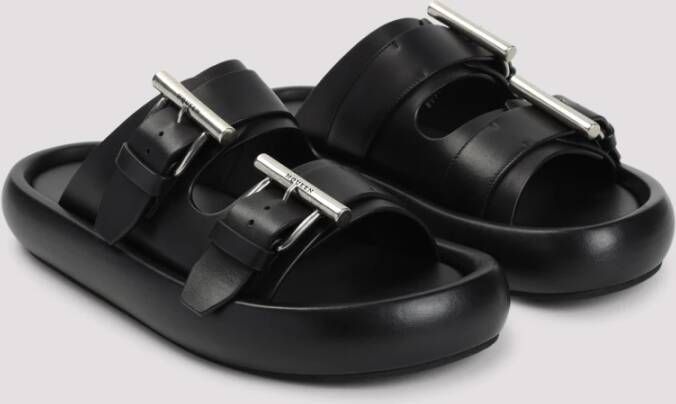 Alexander McQueen Metallic Enkellaarzen voor mannen