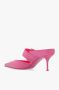 Alexander mcqueen Roze Hak Slides Roze Dames - Thumbnail 5
