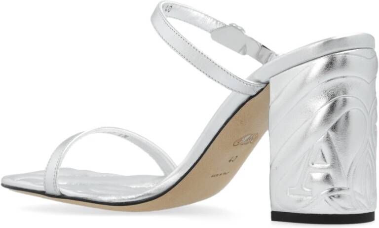 alexander mcqueen Muiltjes met hak Gray Dames