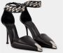 Alexander mcqueen Noir Zwart Zilver Punk Pumps Zwart Dames - Thumbnail 2