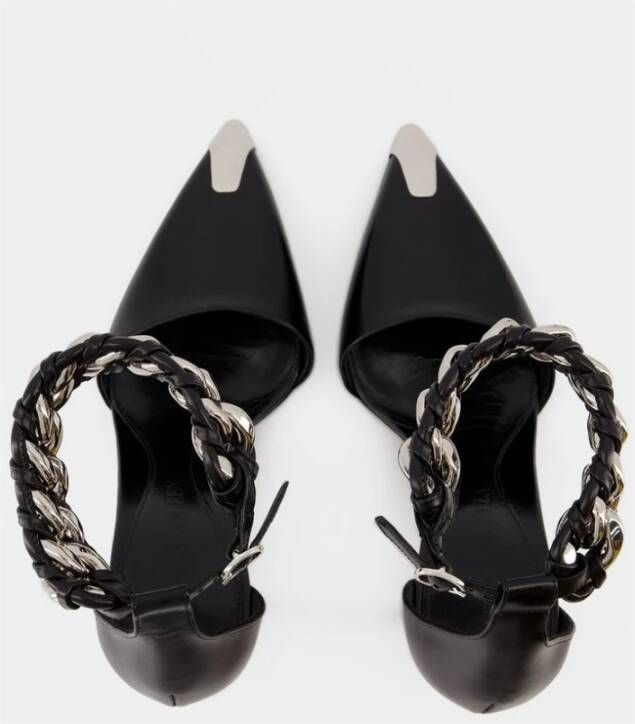 alexander mcqueen Noir Zwart Zilver Punk Pumps Zwart Dames