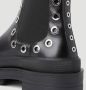 Alexander mcqueen Tread Slick Ankle Boots Black White Leather Zwart Heren - Thumbnail 2