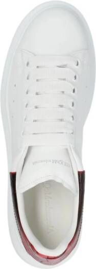 Alexander McQueen Oversized Low-Top Sneakers White Red