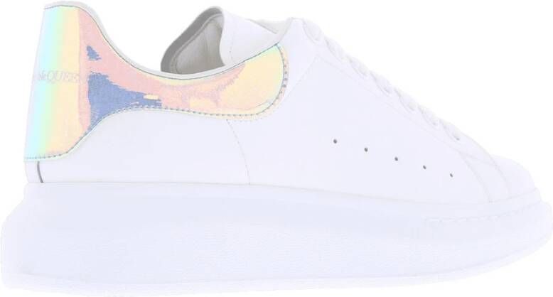 Alexander mcqueen Oversized Wit Holografisch Leren Sneakers Meerkleurig Dames - Foto 7