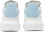 Alexander McQueen Oversized Sneaker Wit Poederblauw - Thumbnail 2