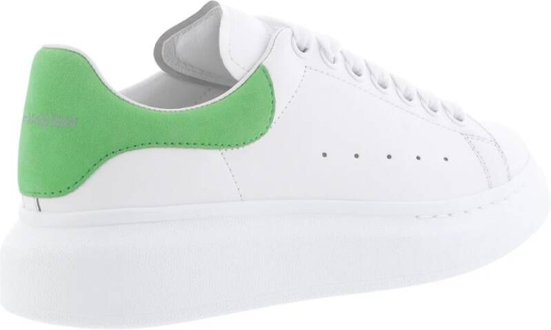 alexander mcqueen Oversized Sneaker Wit Groen White Dames