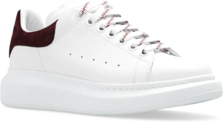 alexander mcqueen Witte Oversized Lage Sneakers White Dames