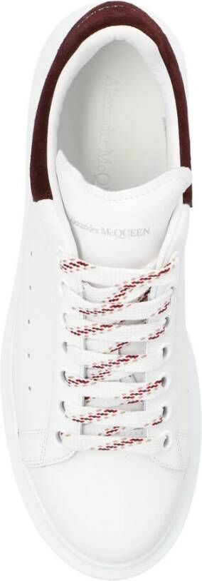 alexander mcqueen Witte Oversized Lage Sneakers White Dames