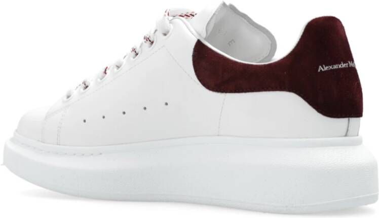 alexander mcqueen Witte Oversized Lage Sneakers White Dames