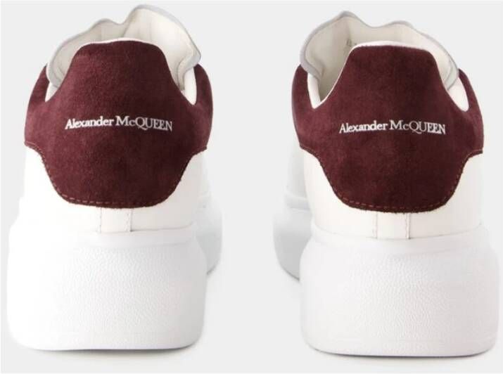 alexander mcqueen Witte Oversized Lage Sneakers White Dames