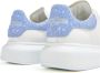 Alexander McQueen Oversized Sneakers Wit Blauw Strass - Thumbnail 2