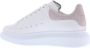 Alexander mcqueen Witte Larry Sneakers met Roze Label White Dames - Thumbnail 7