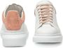 Alexander McQueen Oversized Sneakers Wit Poeder Roze - Thumbnail 2