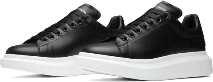 alexander mcqueen Oversized Zwarte Sneakers Black Heren